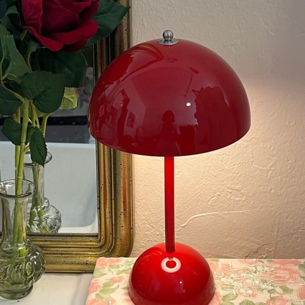 flowerpot charging table lamp
