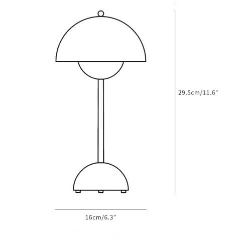 Flowerpot_Charging_Table_Lamp_size