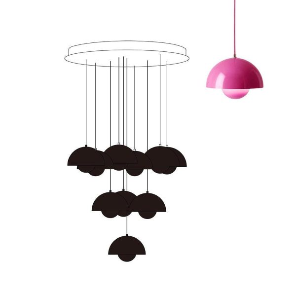 flowerpot combination chandelier