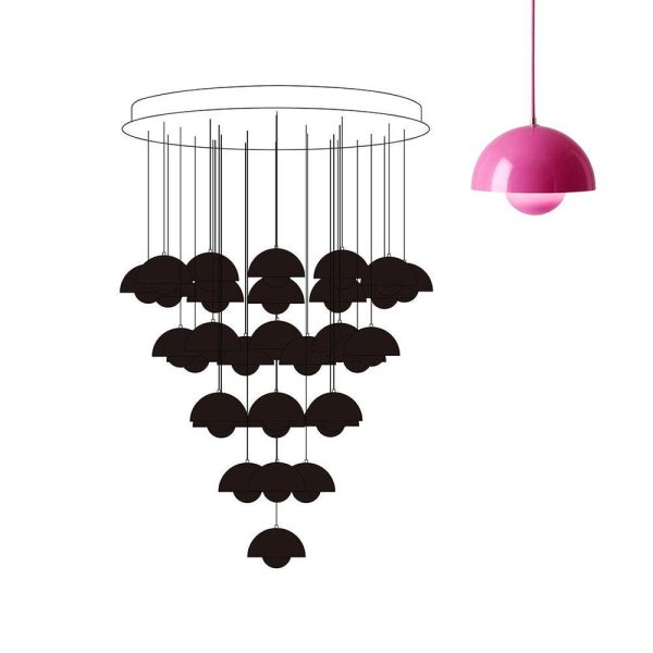 flowerpot combination chandelier
