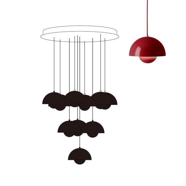 flowerpot combination chandelier