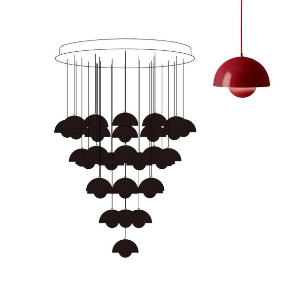 flowerpot combination chandelier