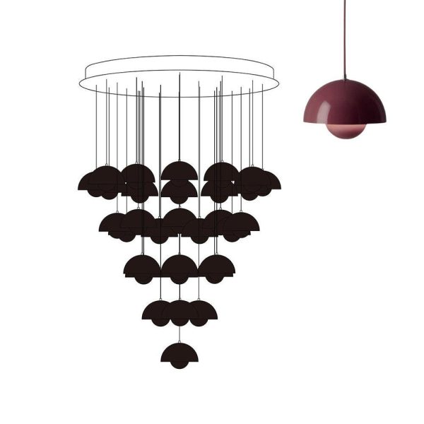 flowerpot combination chandelier