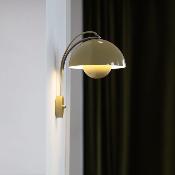 flowerpot wall lamp