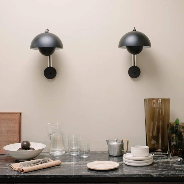 flowerpot wall lamp