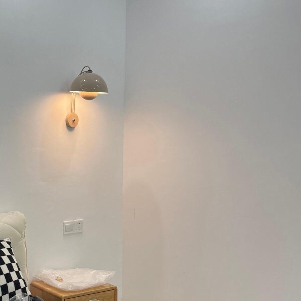 flowerpot wall lamp