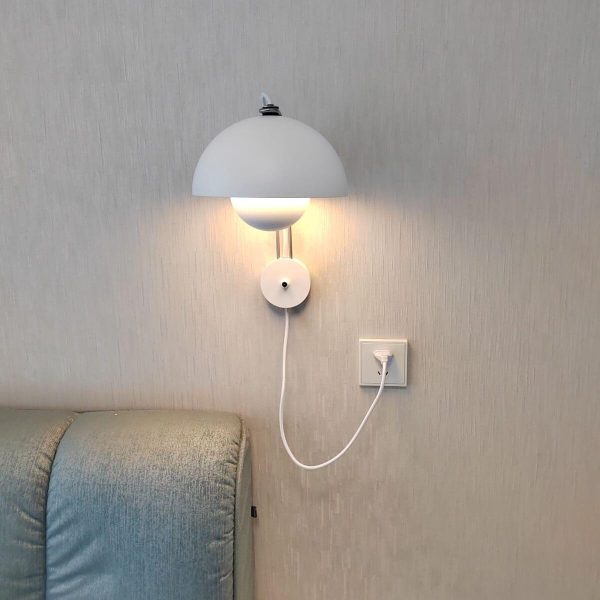 flowerpot wall lamp