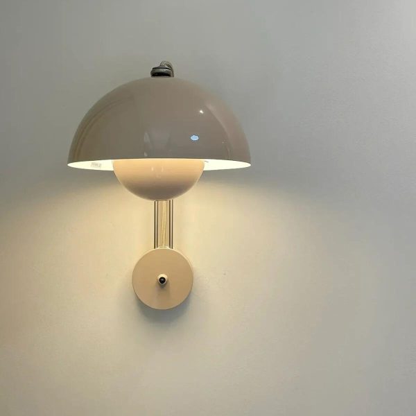 flowerpot wall lamp