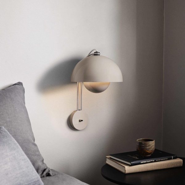flowerpot wall lamp