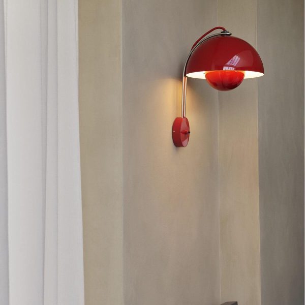 flowerpot wall lamp