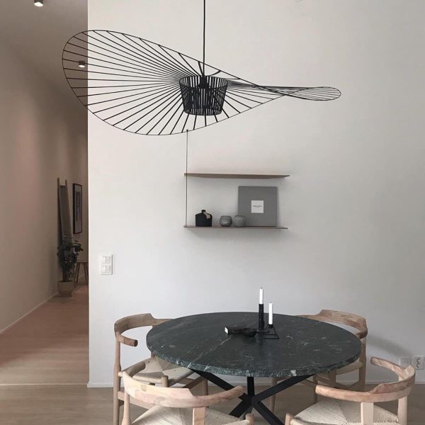 french vertigo fiberglass chandelier 54.7″