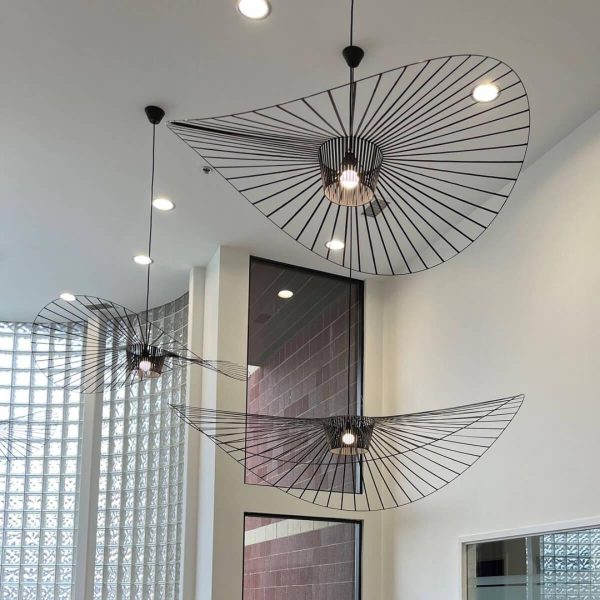 french vertigo fiberglass chandelier 39.4″