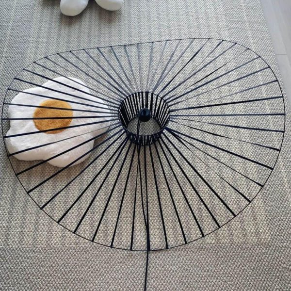 french vertigo fiberglass chandelier 39.4″