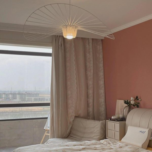 french vertigo fiberglass chandelier 39.4″