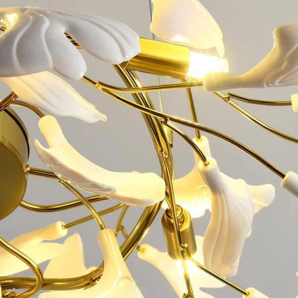 gingko chandelier style b