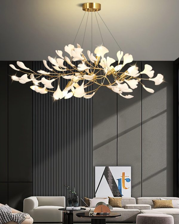 gingko chandelier style c