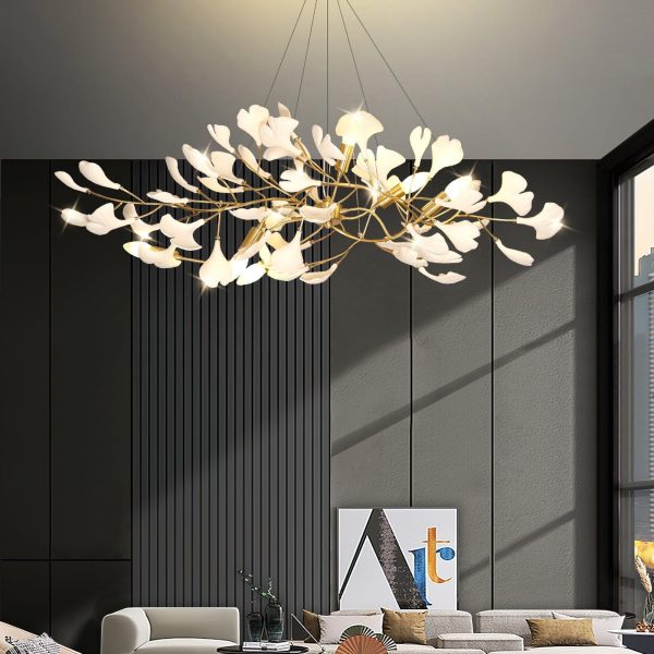 gingko chandelier style c
