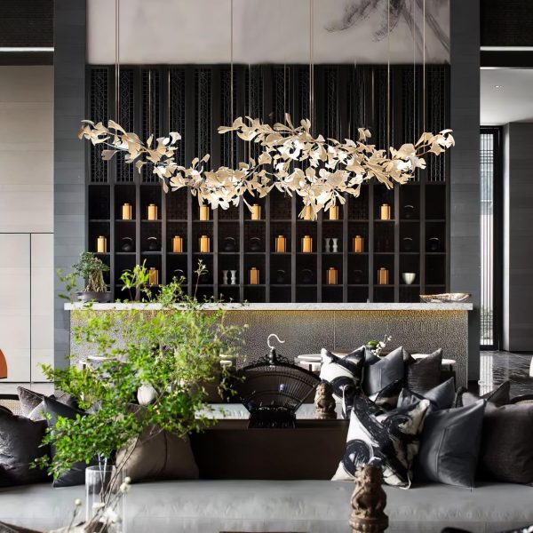 gingko chandelier style c