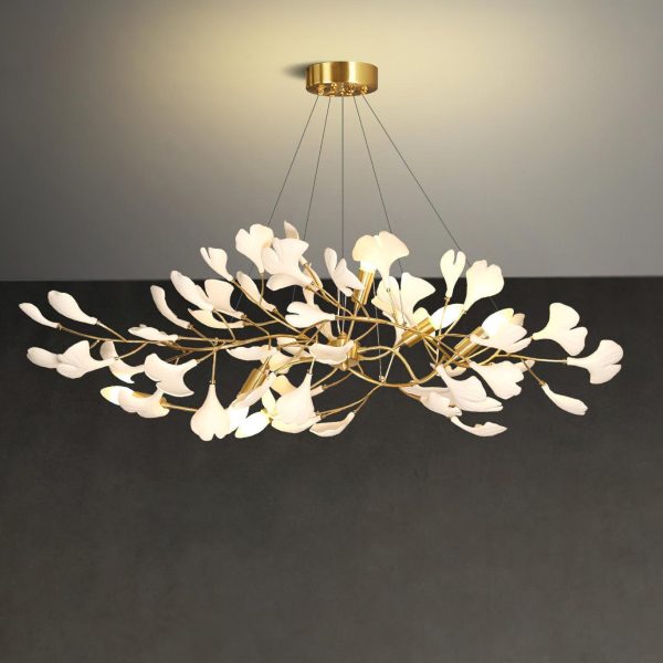 gingko chandelier style c
