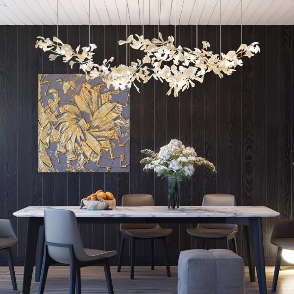 gingko chandelier style h