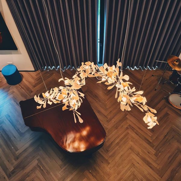 gingko chandelier style h