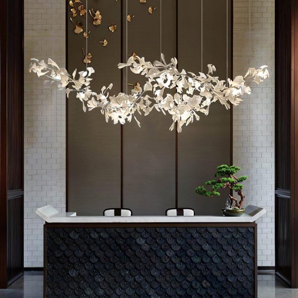 gingko chandelier style h