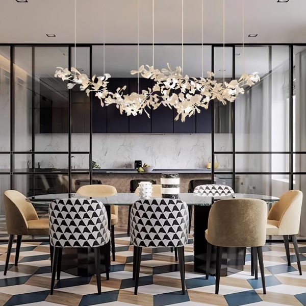 gingko chandelier style h