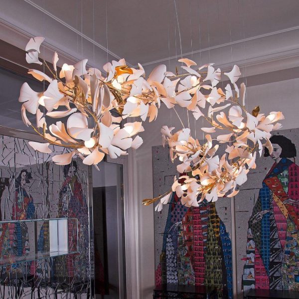 gingko chandelier style j