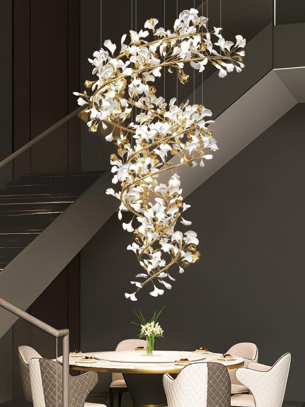 gingko chandelier style m