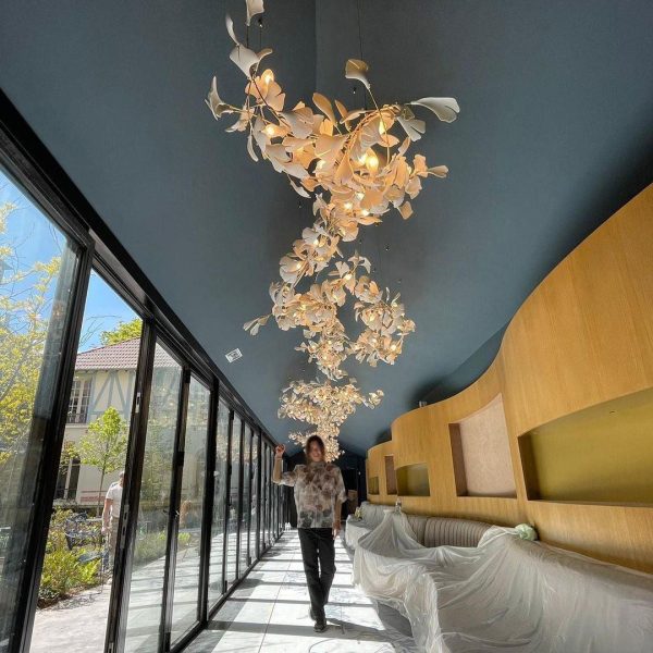 gingko chandelier style m
