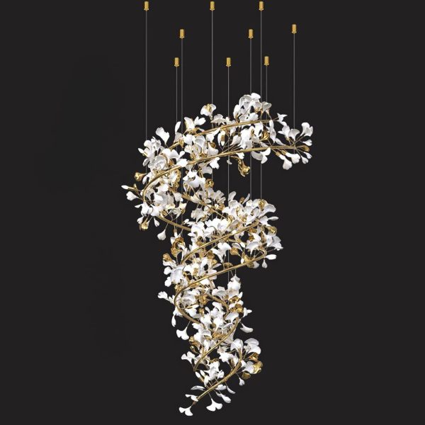 gingko chandelier style m