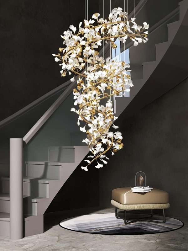 gingko chandelier style m
