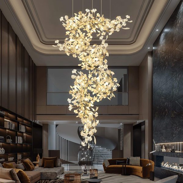 gingko chandelier style m