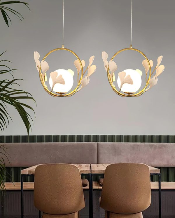 gingko pendant light