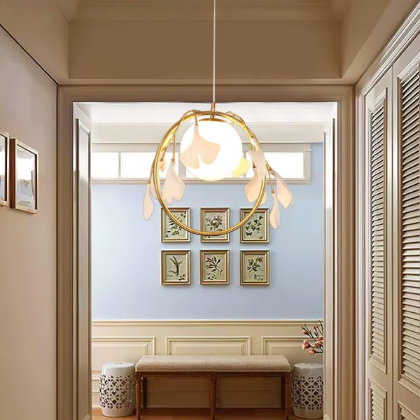 gingko pendant light
