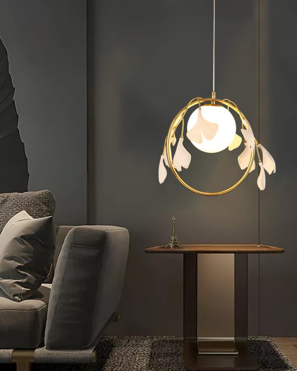 gingko pendant light