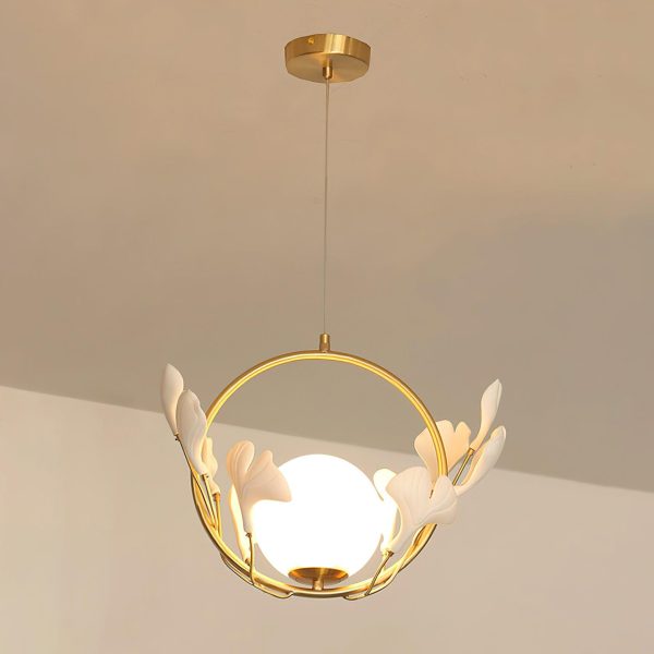 gingko pendant light