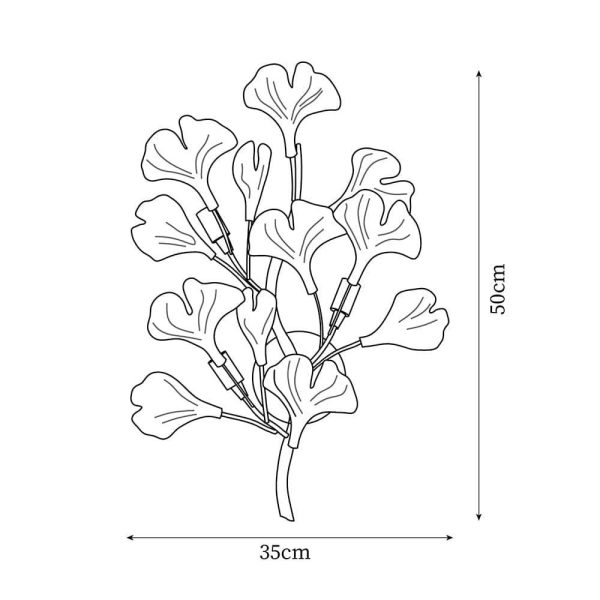 gingko sonia wall lamp