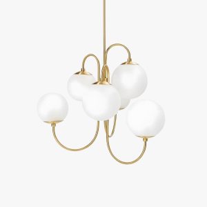 gooseneck chandelier