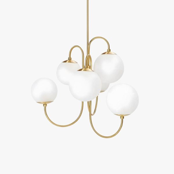gooseneck chandelier