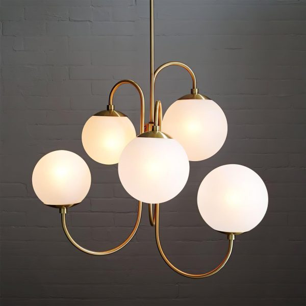 gooseneck chandelier