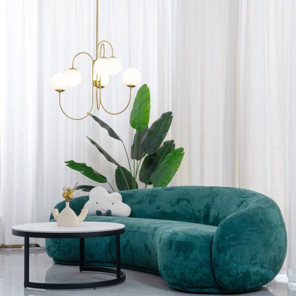 gooseneck chandelier