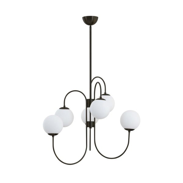 gooseneck chandelier