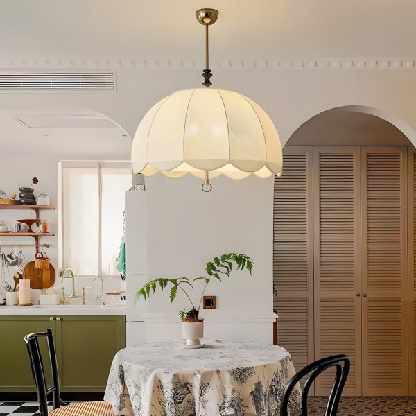 ivory bloom pendant light