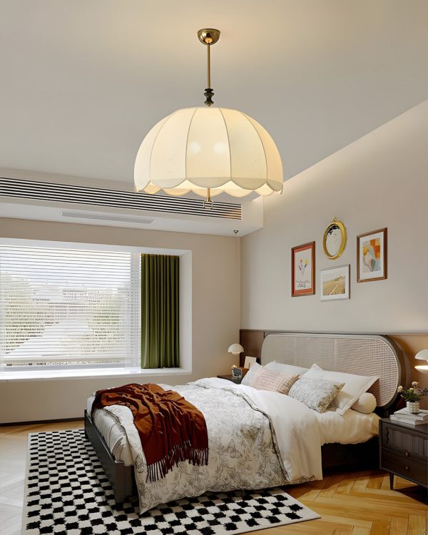 ivory bloom pendant light