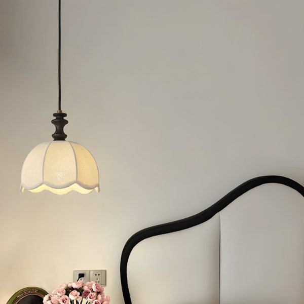 ivory bloom pendant light
