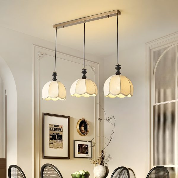 ivory bloom pendant light