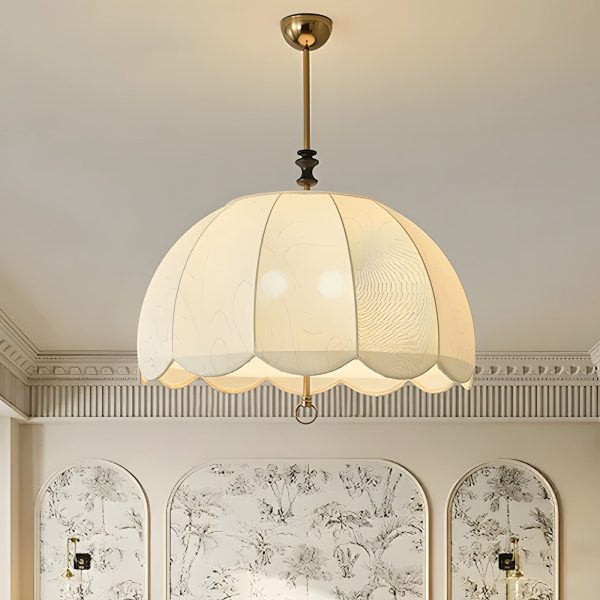 ivory bloom pendant light