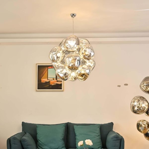 lava bubbles chandelier