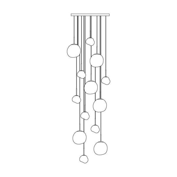 lava combination pendant light